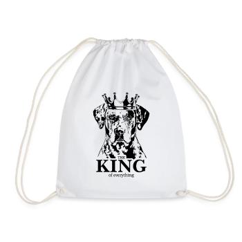 CATAHOULA CHIEN LÉOPARD Roi chien disant Wilsigns - Sac de sport léger - blanc - Devant