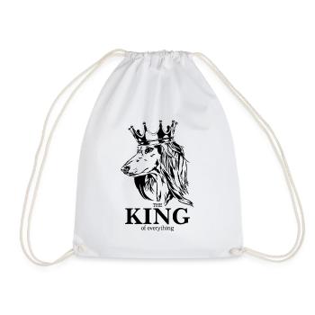 Saluki Roi de tout Chiens Chien Wilsigns - Sac de sport léger - blanc - Devant