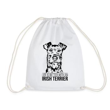 La vie des terriers irlandais est meilleure Chiens Chiens Wilsigns - Sac de sport léger - blanc - Devant