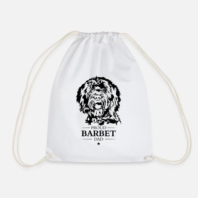 Barbet Dad Hunde Hund Wilsigns - Turnbeutel - Weiß