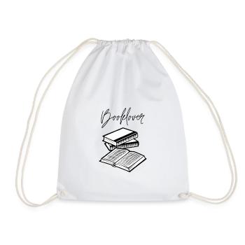 Booklover - Turnbeutel - Weiß - Vorne
