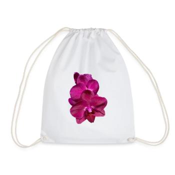 Phalaenopsis Hybride Rose Violet Fleur d’Orchidée - Sac de sport léger - blanc - Devant