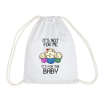 Pregnant pregnancy - Drawstring Bag - white - Front