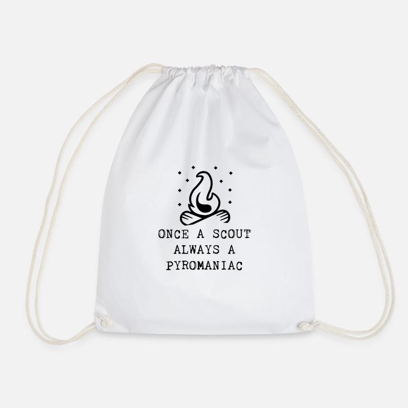 Once A Scout, Always A Pyromaniac 4 - Sac de sport léger - blanc