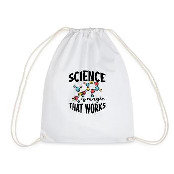 La science est la magie qui fonctionne 3 - Sac de sport léger - blanc - Devant