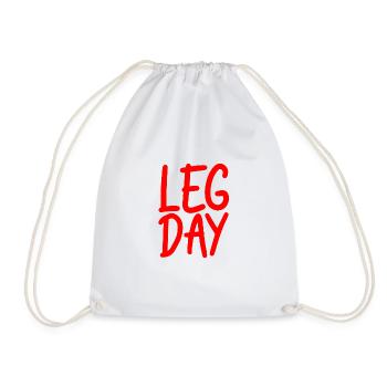 Leg Day Fauteuil roulant handicapé 17 - Sac de sport léger - blanc - Devant