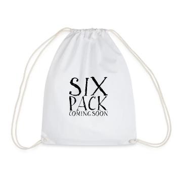 Six Pack Coming Soon 14 - Turnbeutel - Weiß - Vorne