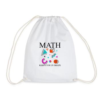 Les mathématiques vous gardent en forme - Sac de sport léger - blanc - Devant