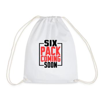 Six Pack à venir 27 - Sac de sport léger - blanc - Devant