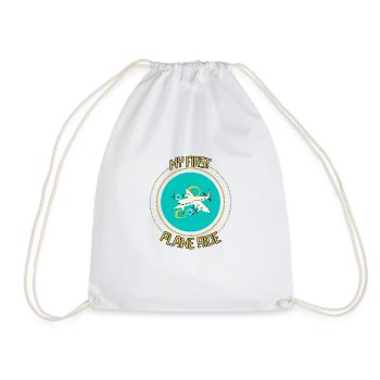 Mon premier trajet en avion 33 - Sac de sport léger - blanc - Devant
