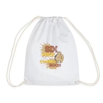 Six Pack à venir 37 - Sac de sport léger - blanc - Devant