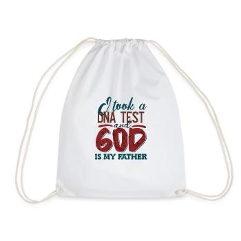 I Took A DNA Test And God Is My Father 19 - Turnbeutel - Weiß - Vorne