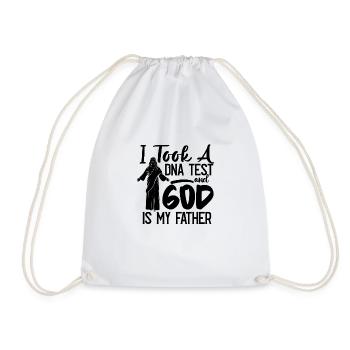 I Took A DNA Test And God Is My Father 22 - Turnbeutel - Weiß - Vorne