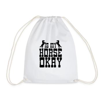 Mon cheval va-t-il bien 4 - Sac de sport léger - blanc - Devant