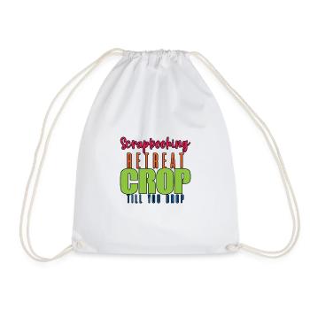 Scrapbooking Retreat Crop jusqu’à ce que vous tombiez - Sac de sport léger - blanc - Devant