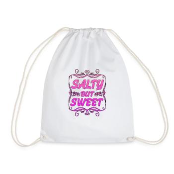 Salé mais sucré 8 - Sac de sport léger - blanc - Devant