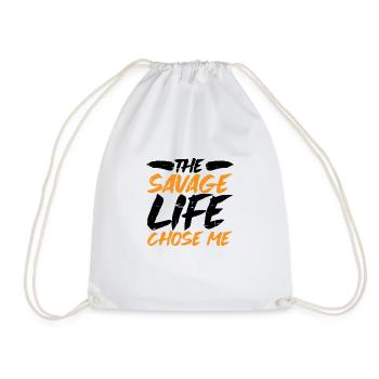 La vie sauvage m’a choisi 8 - Sac de sport léger - blanc - Devant