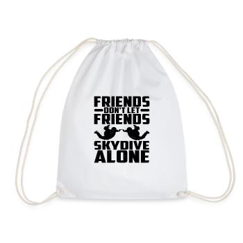 Les amis ne laissent pas les amis sauter seuls 3 - Sac de sport léger - blanc - Devant