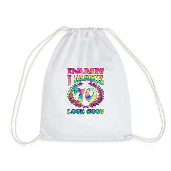 Merde, je fais bien paraître 70 - Sac de sport léger - blanc - Devant