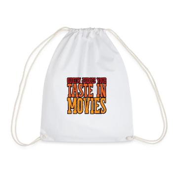 Quietly Judges Your Taste In Movies 3 - Drawstring Bag - white - Front
