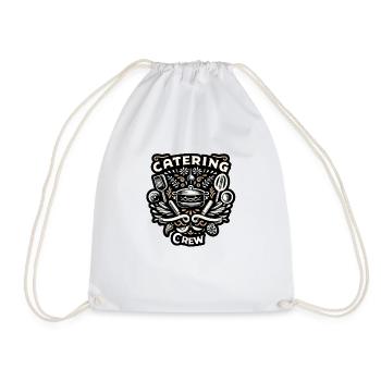 Catering Crew 5 - Drawstring Bag - white - Front