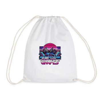 Got Any Grapes 9 - Drawstring Bag - white - Front