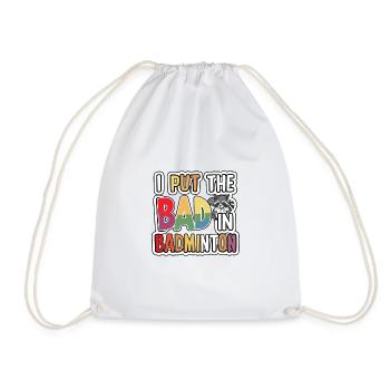 J’ai mis le mauvais au badminton 6 - Sac de sport léger - blanc - Devant