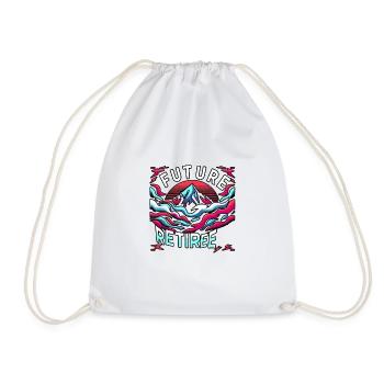 Future Retiree 5 - Drawstring Bag - white - Front