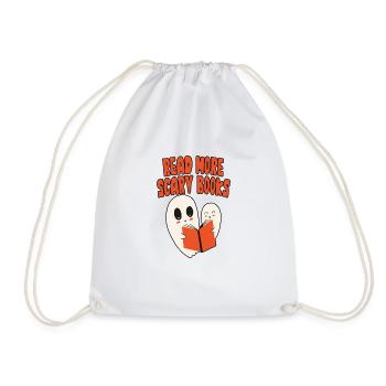 Lire la suite Livres effrayants 4 - Sac de sport léger - blanc - Devant