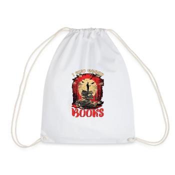 J’ai lu des livres interdits 63 - Sac de sport léger - blanc - Devant