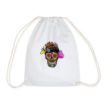 Dia de los muertos - Jour des Morts - Sac de sport léger - blanc - Devant