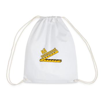Zollstock folding rule Saxon Saxon saying - Drawstring Bag - white - Front
