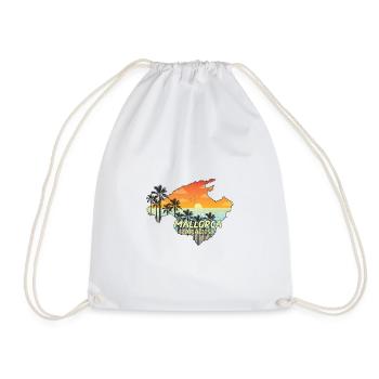Mallorca - Drawstring Bag - white - Front