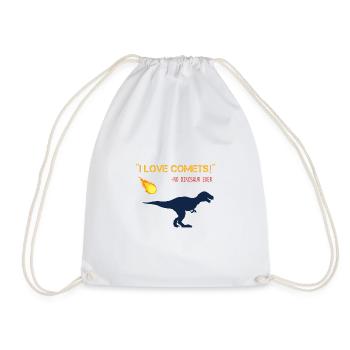 Comète de dinosaures - Sac de sport léger - blanc - Devant