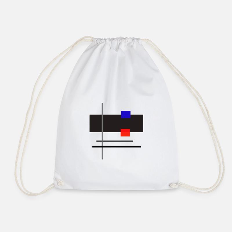 Aesthetic Art. Graphic shirt design - Drawstring Bag - white