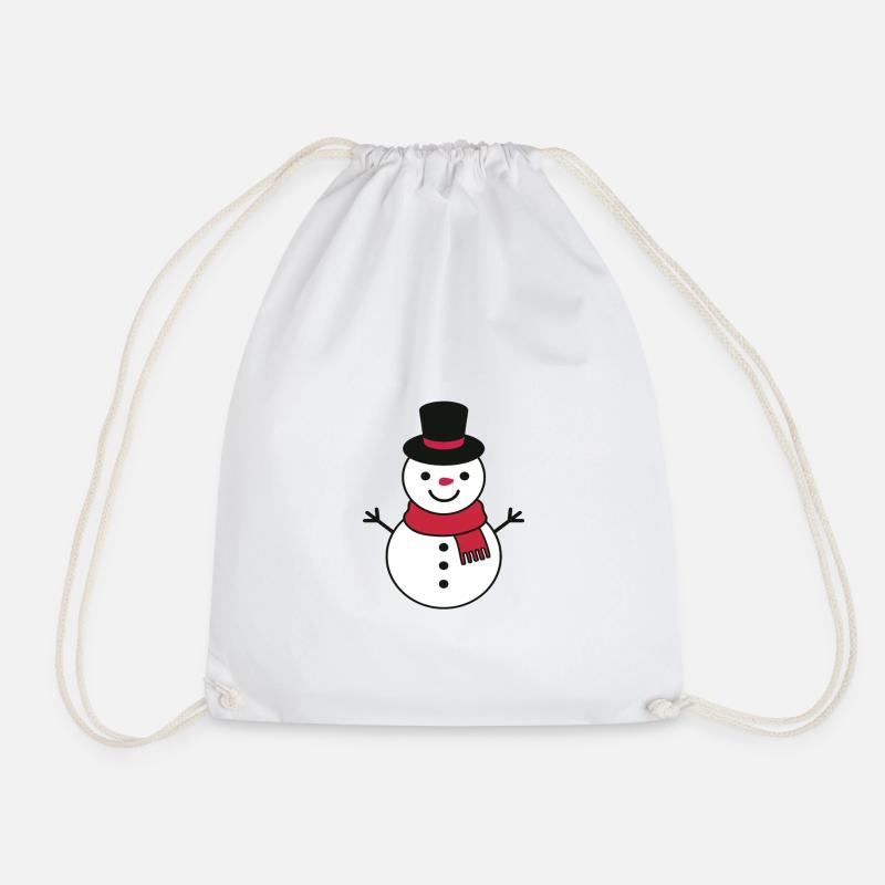 SNOWMAN SNOWMAN - Drawstring Bag - white