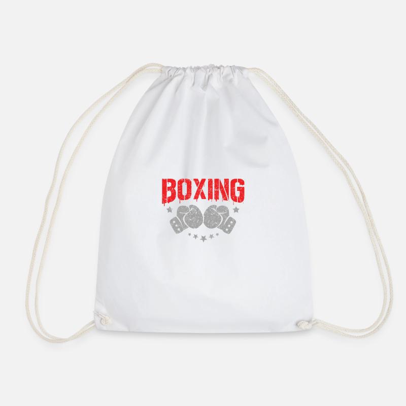 Boxing - Drawstring Bag - white