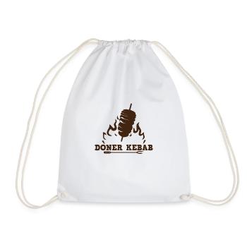 Döner Kebap - Sac de sport léger - blanc - Devant
