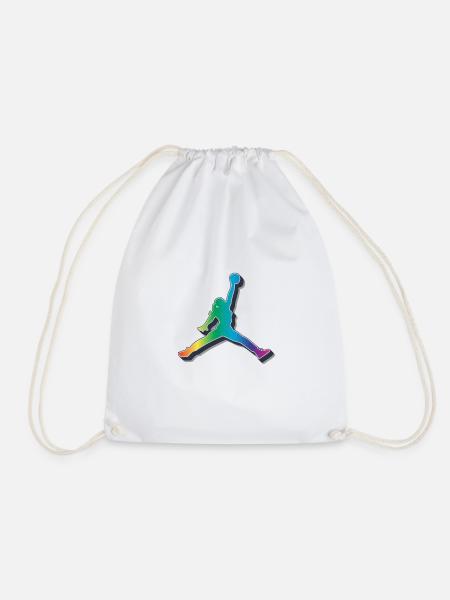 Basketball Girl Geschenkidee - Turnbeutel - Weiß