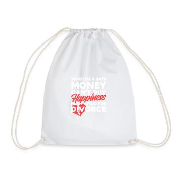 Mens Funny Recently Divorce graphique - Sac de sport léger - blanc - Devant