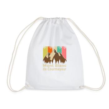Mont Blanc de Courmayeur - Sac de sport léger - blanc - Devant
