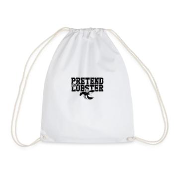Prétendez que je suis un homard drôle de costume paresseux - - Sac de sport léger - blanc - Devant