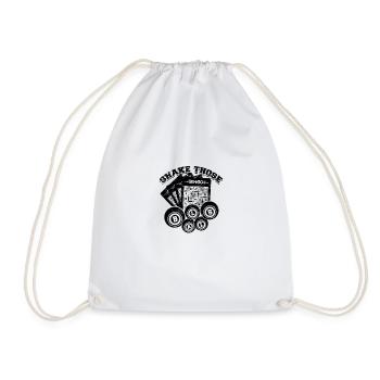 Shake those balls - Casino Bingo Hall Bingo Card - Drawstring Bag - white - Front
