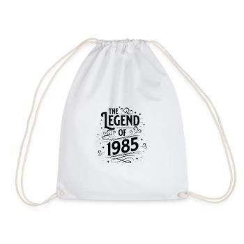 Die Legende von 1985 Geburtstag - Turnbeutel - Weiß - Vorne