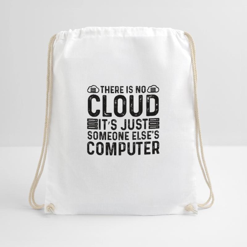 Cloud Programmer Computer Scientist IoT Cybersecurity Drawstring Bag