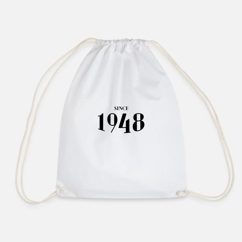 Lustiger Geburtstag seit 1948 - Turnbeutel - Weiß