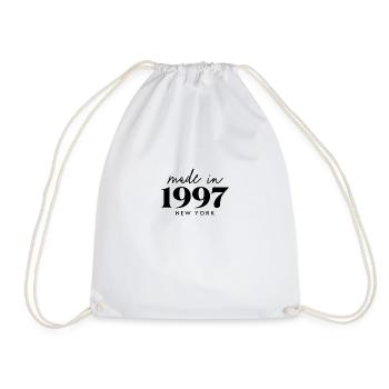 Made 1997 in New York. Cute Birthday Party - Turnbeutel - Weiß - Vorne