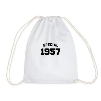 Funny Birthday Special 1957 - Drawstring Bag - white - Front