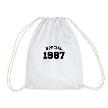 Drôle d’anniversaire Spécial 1987 - Sac de sport léger - blanc - Devant