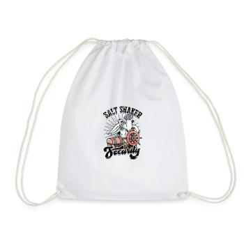 Sécurité des salines - océan - Sac de sport léger - blanc - Devant